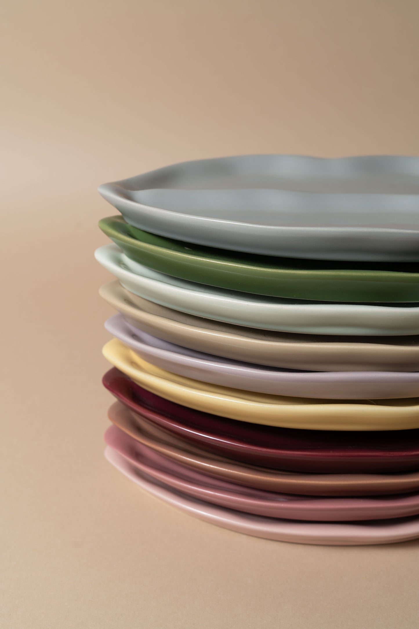 Sisi lip plate, burgundy