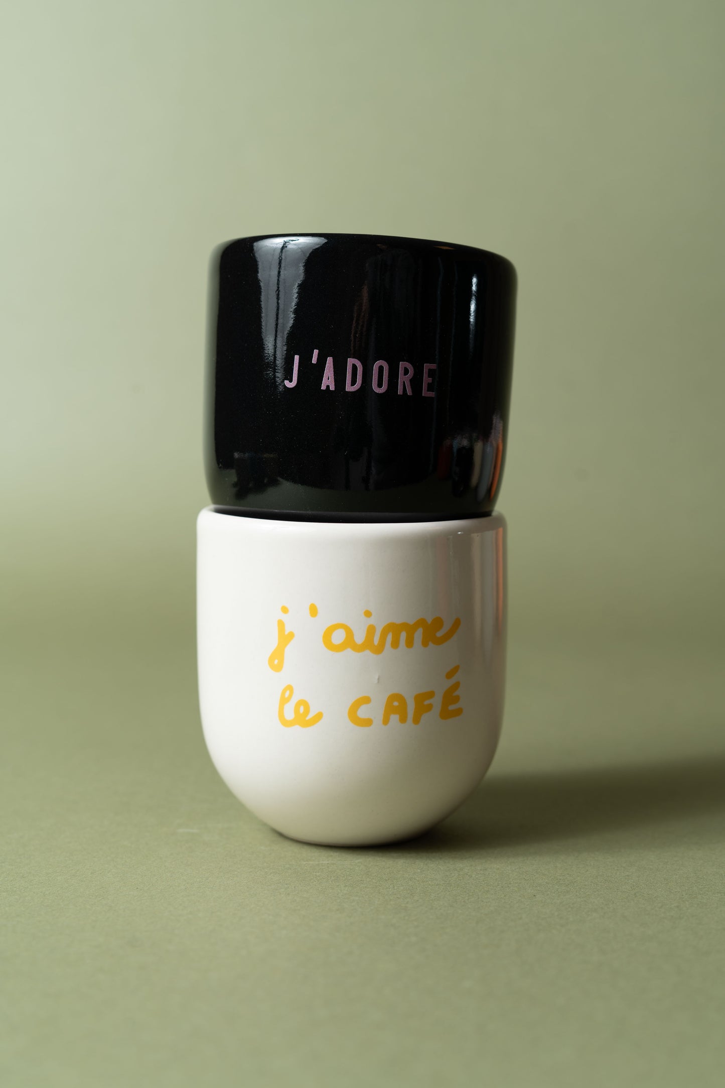 Sisi mug, J'adore black