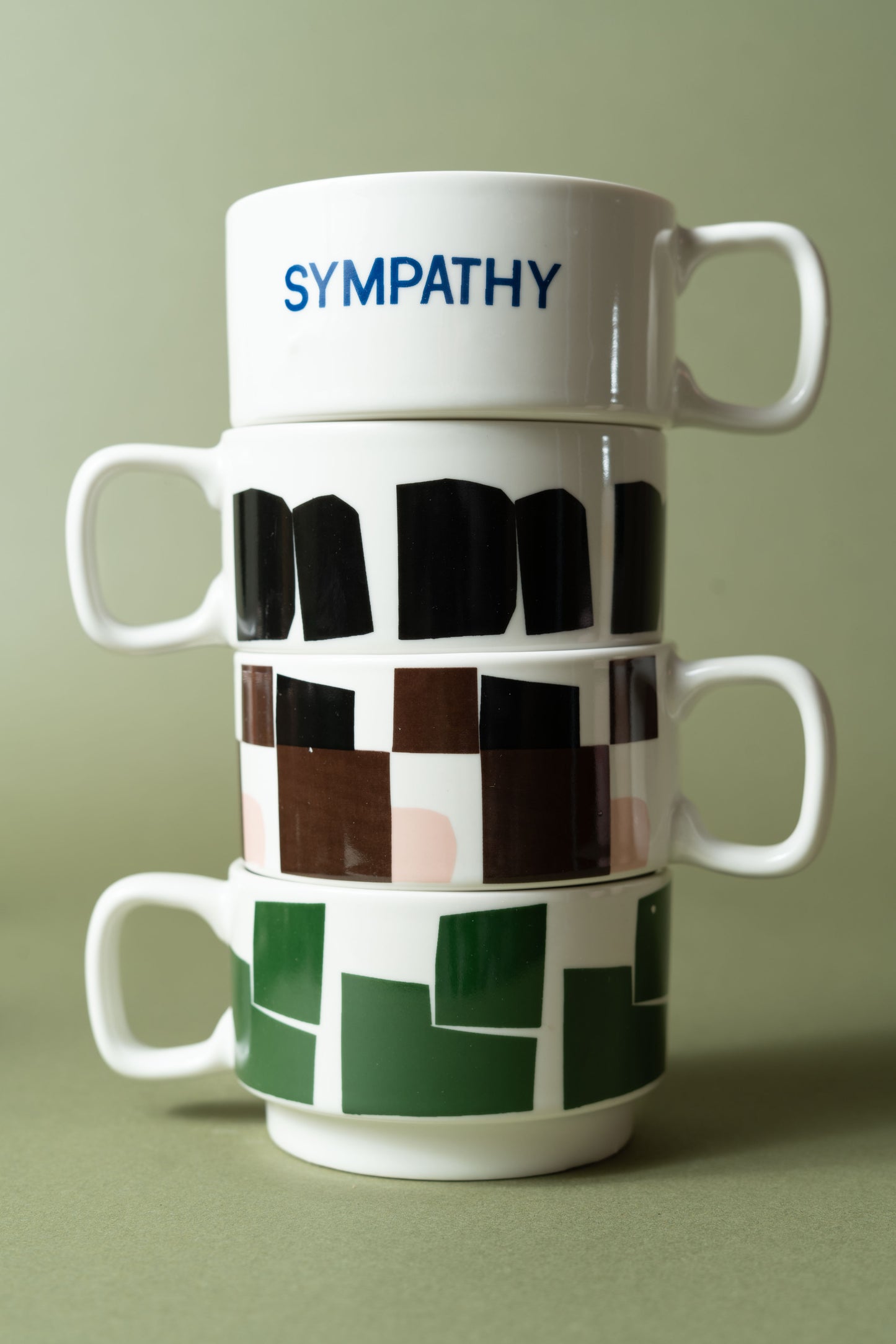 Sisi cup, black graphic design