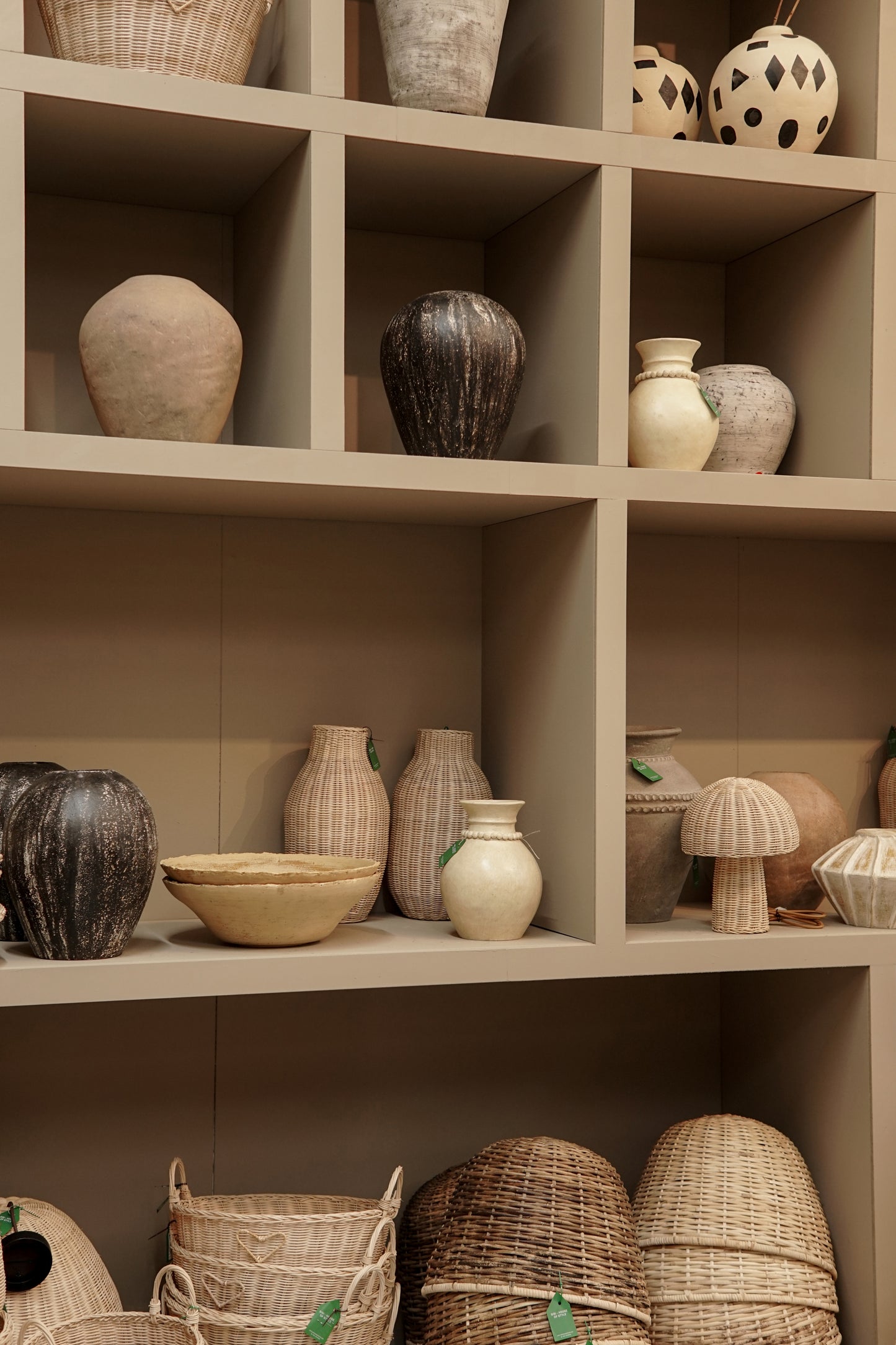 Sisi rattan, Round basket