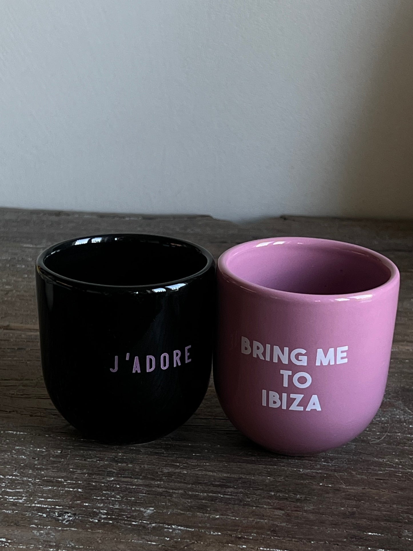 Sisi mug, J'adore black