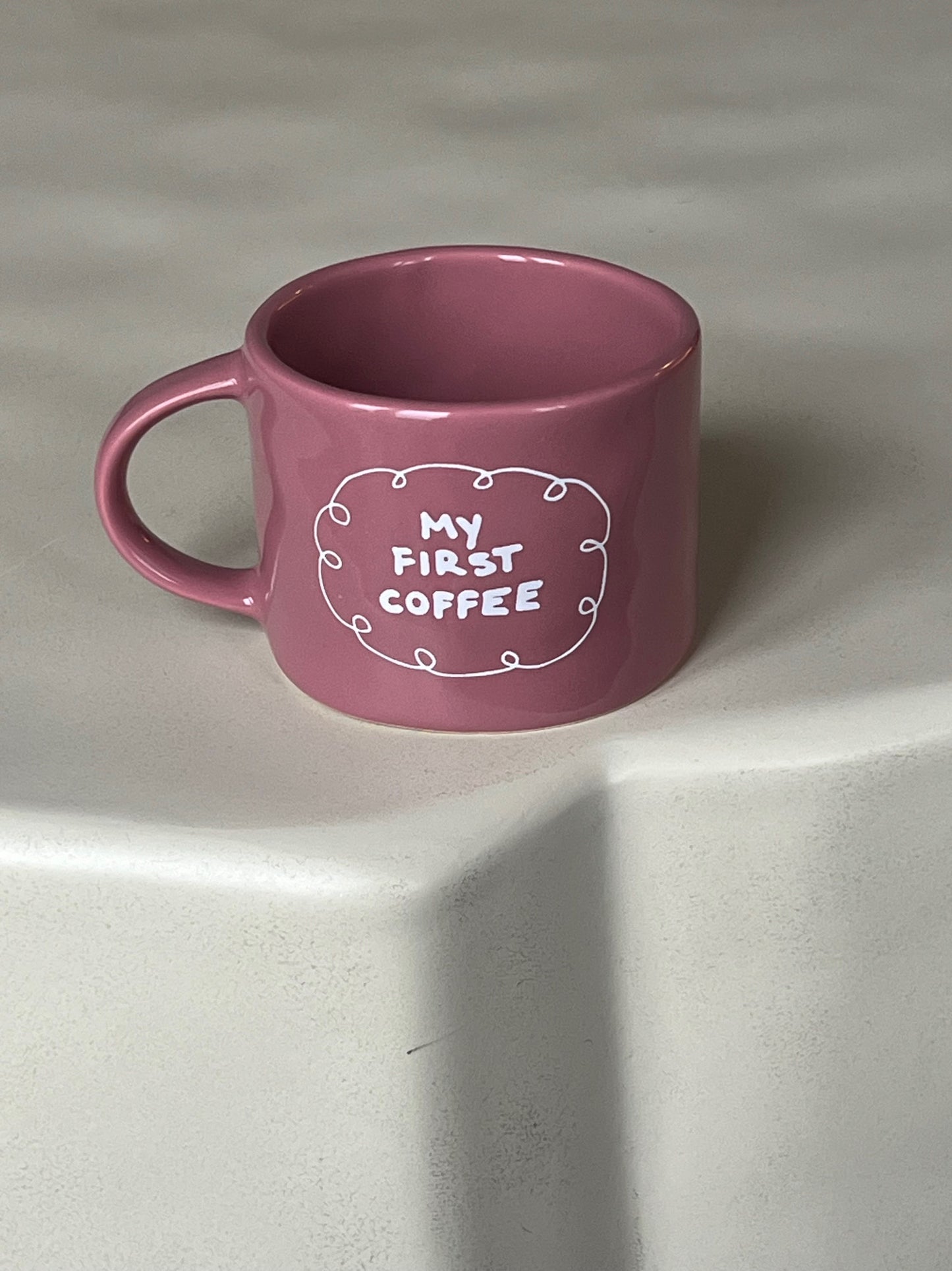 Sisi mug, My first coffee