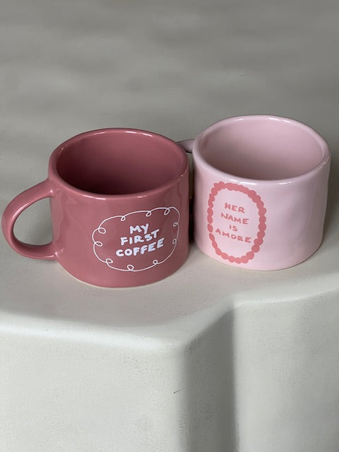 Sisi mug, My first coffee