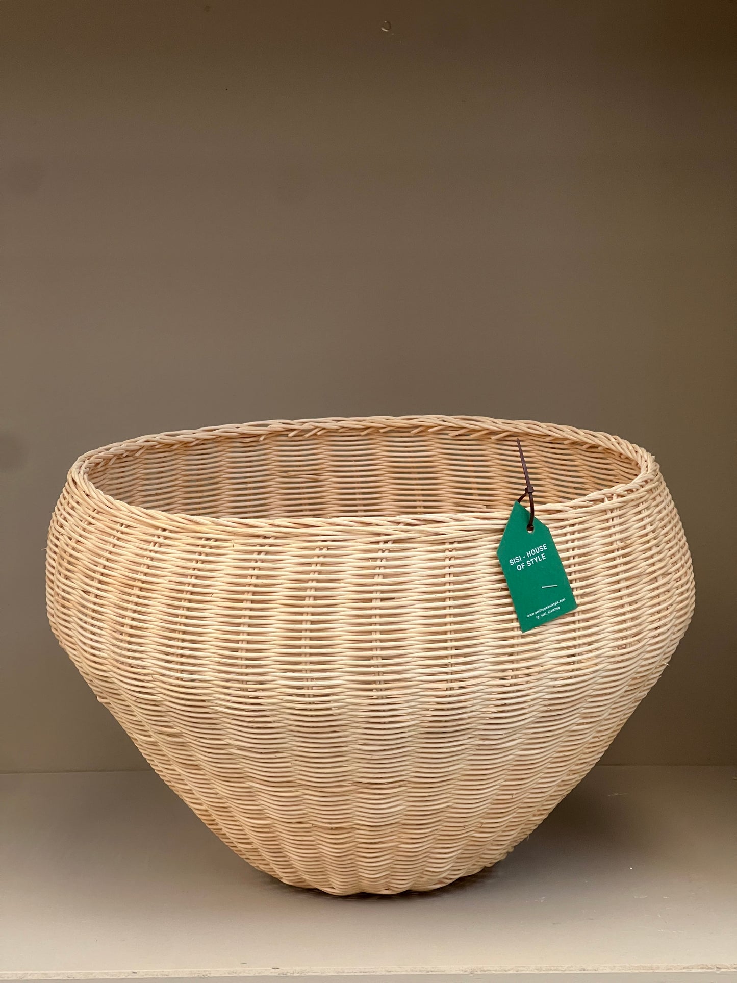 Sisi rattan round, big basket