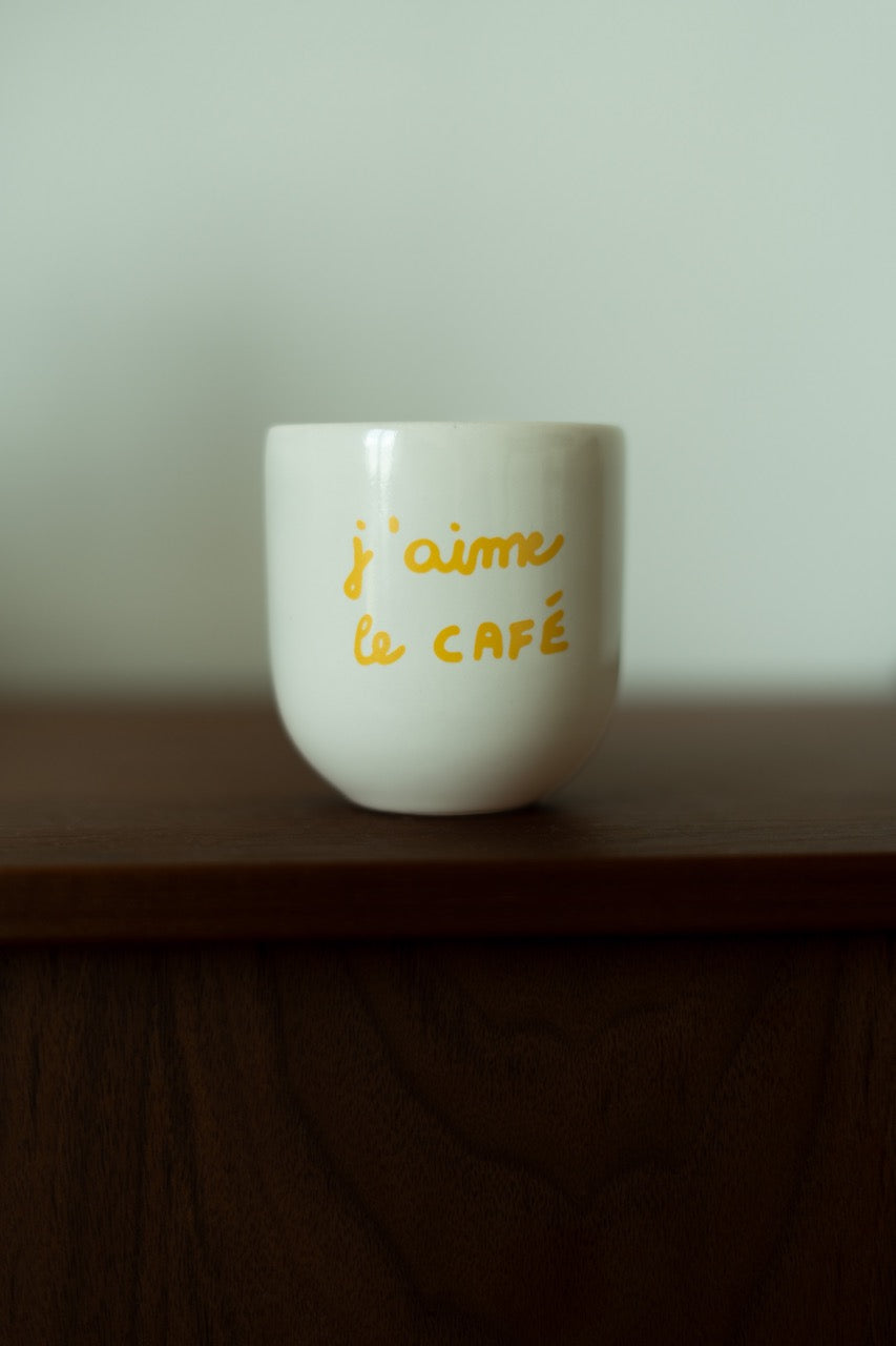 Sisi mug, j'aime le cafè