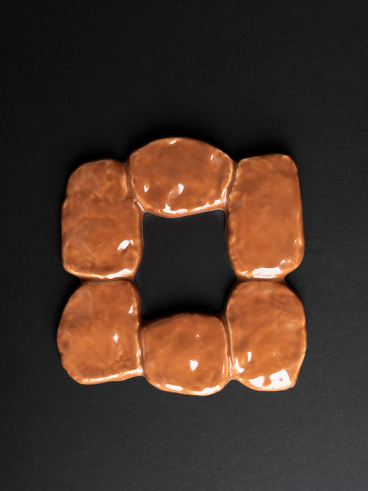 Sisi ceramic FRAME, autumn brown