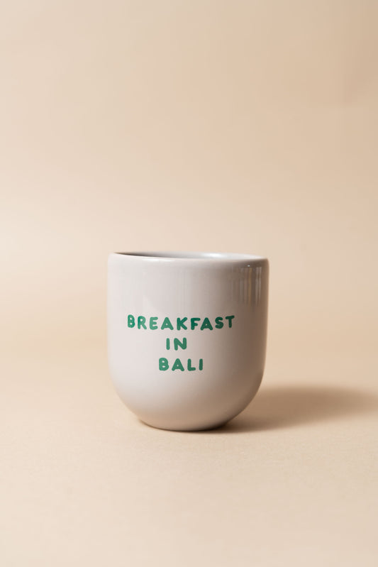 Sisi mug, breakfast in Bali