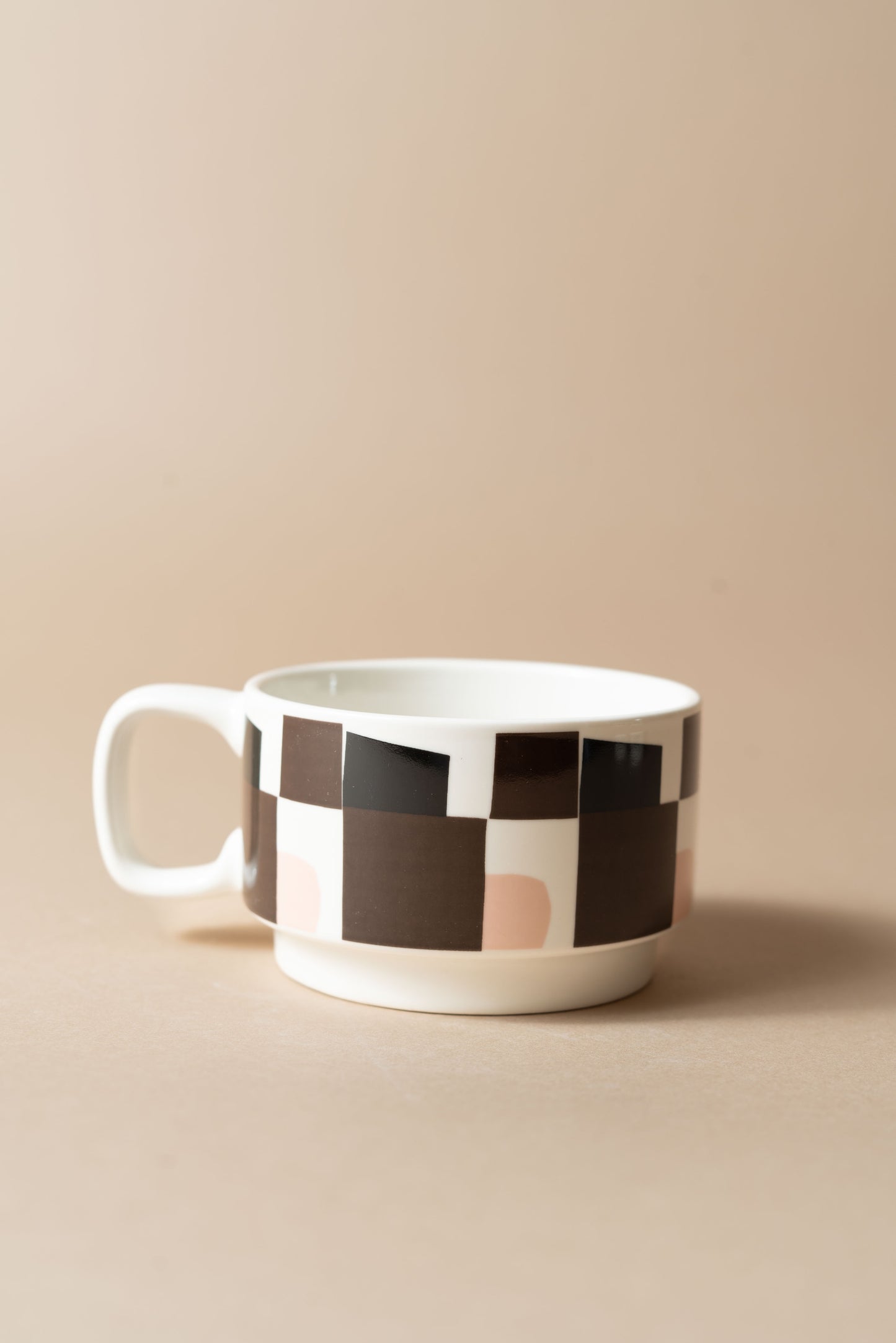 Sisi cup, brown mix graphic