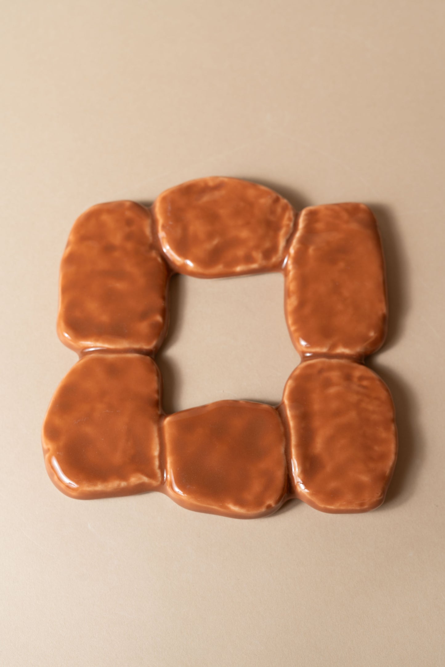 Sisi ceramic FRAME, autumn brown