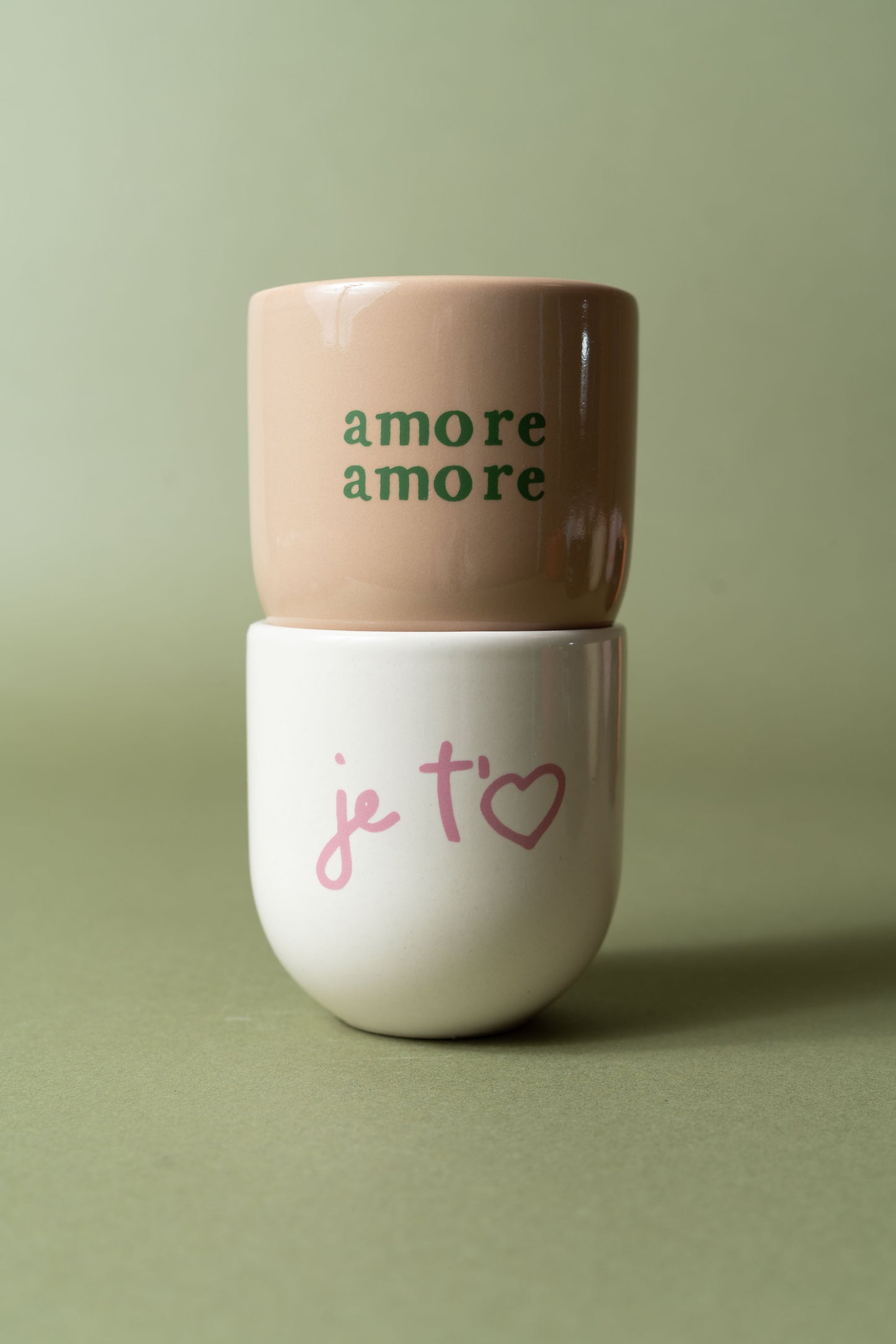 Sisi mug, Je t'eam white