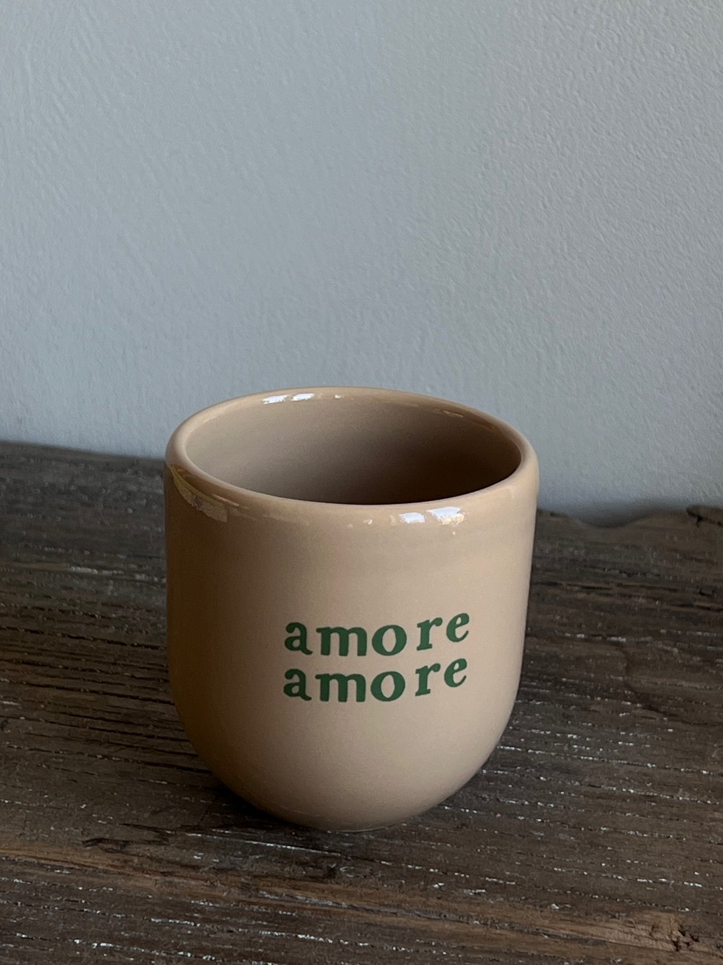 Sisi mug, Amore Amore beige