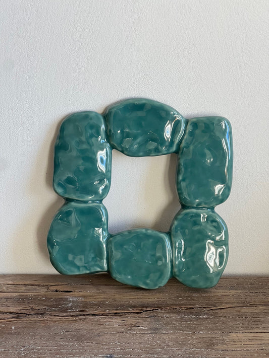 Sisi ceramic FRAME, blu-green