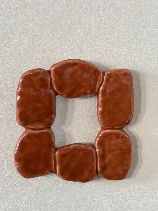 Sisi ceramic FRAME, autumn brown