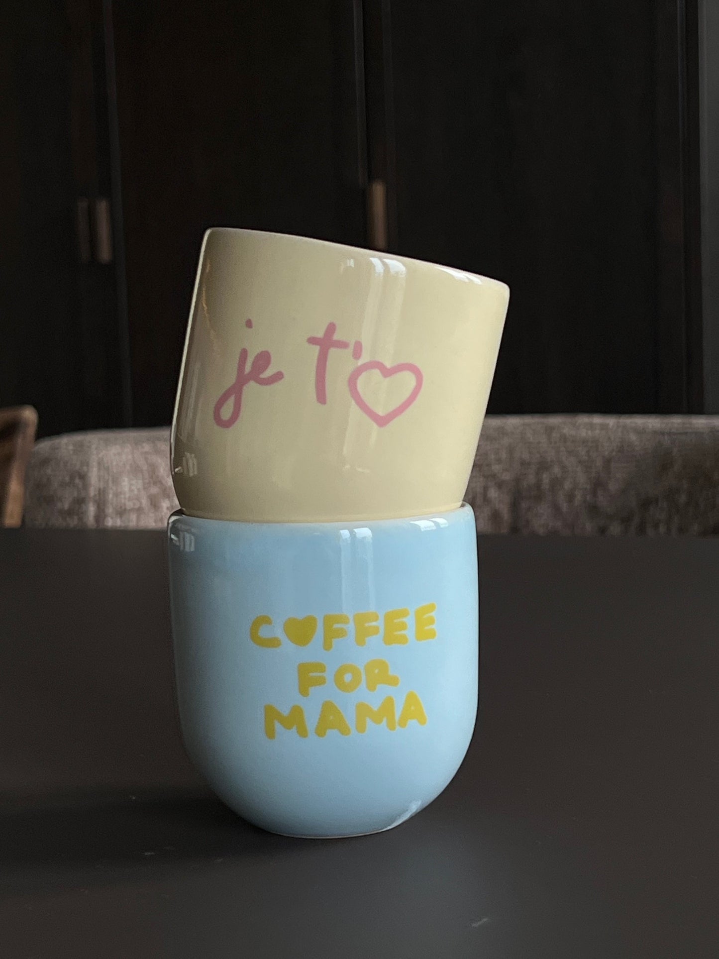 Sisi mug, Je t'eam-butter