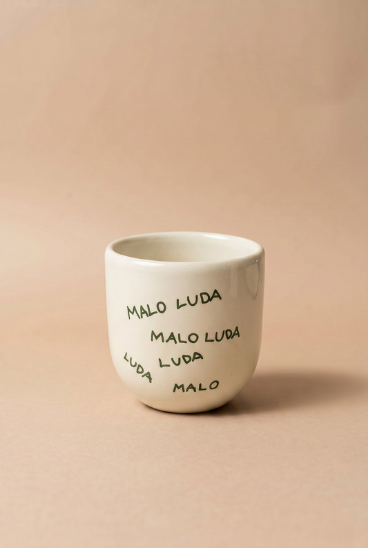 MALU LUDA white mug