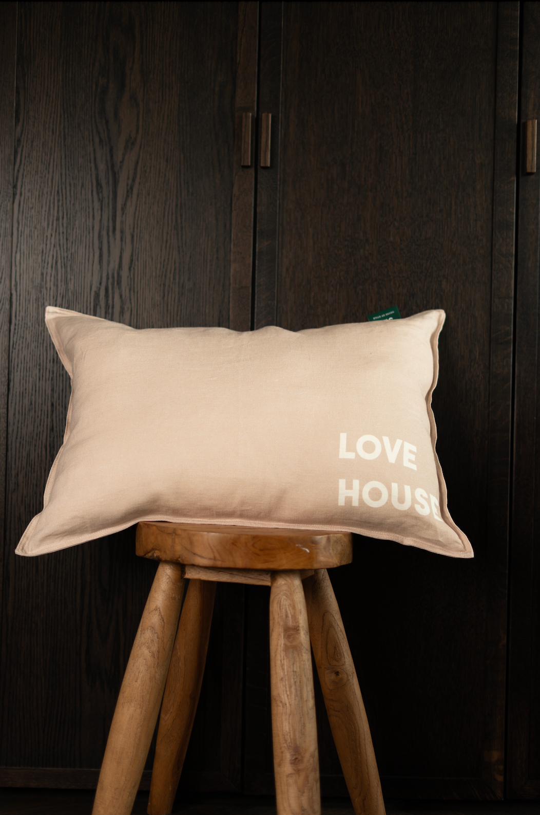 Sisi linen cushion, Love house