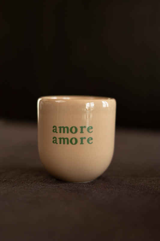 Sisi mug, Amore Amore beige