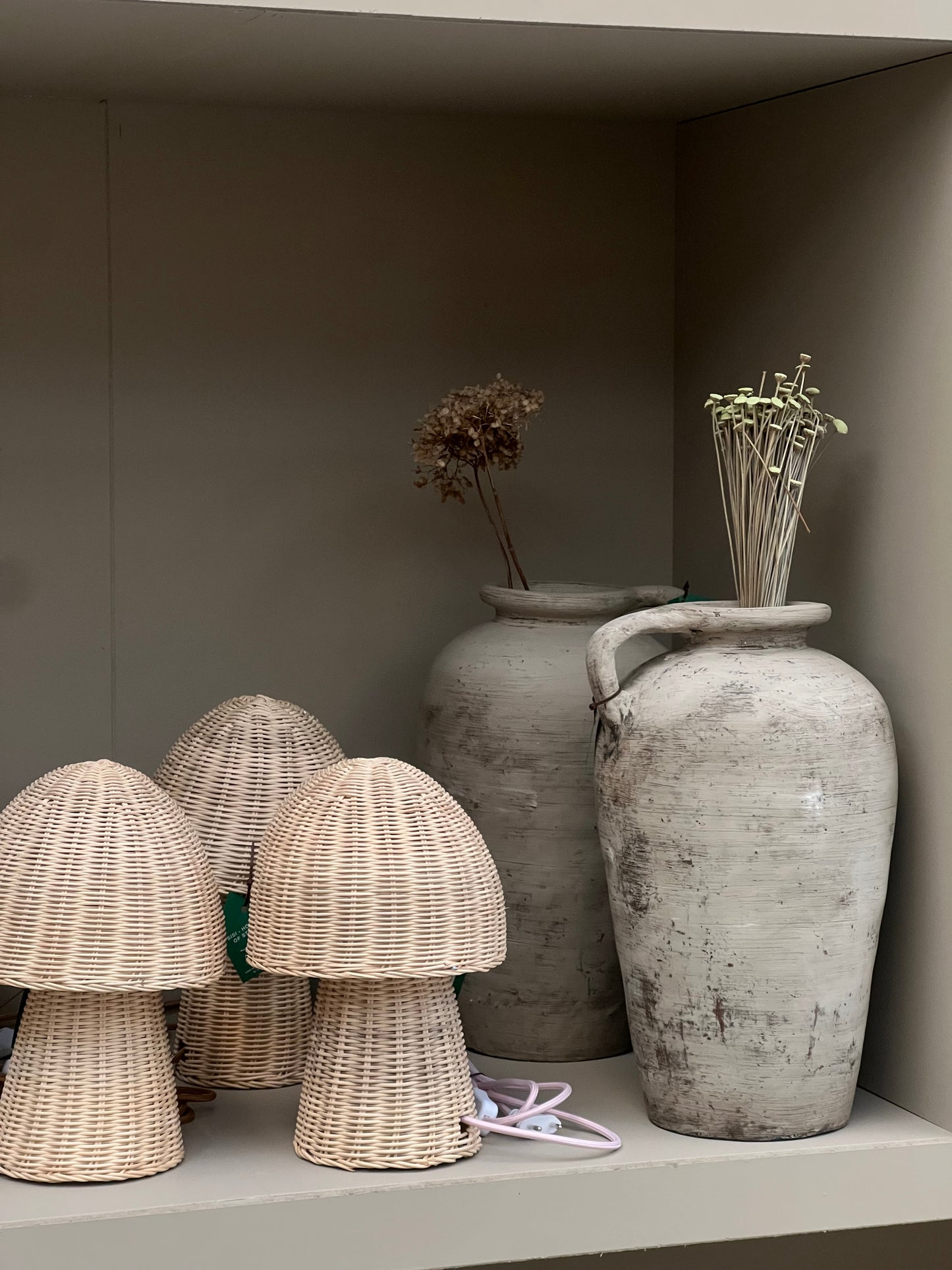 Sisi Rattan mushroom lamp