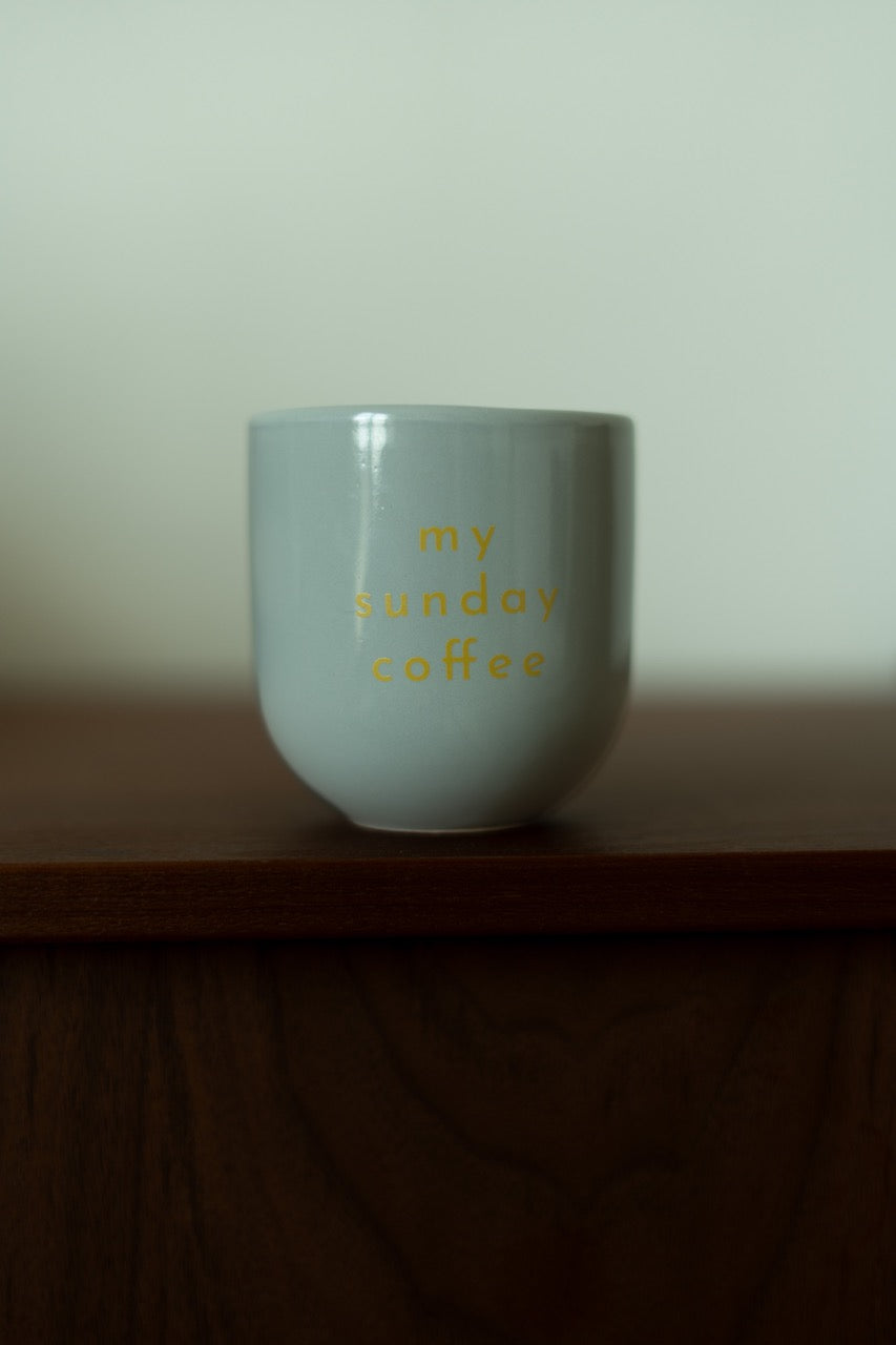 Sisi mug, my sunday coffee